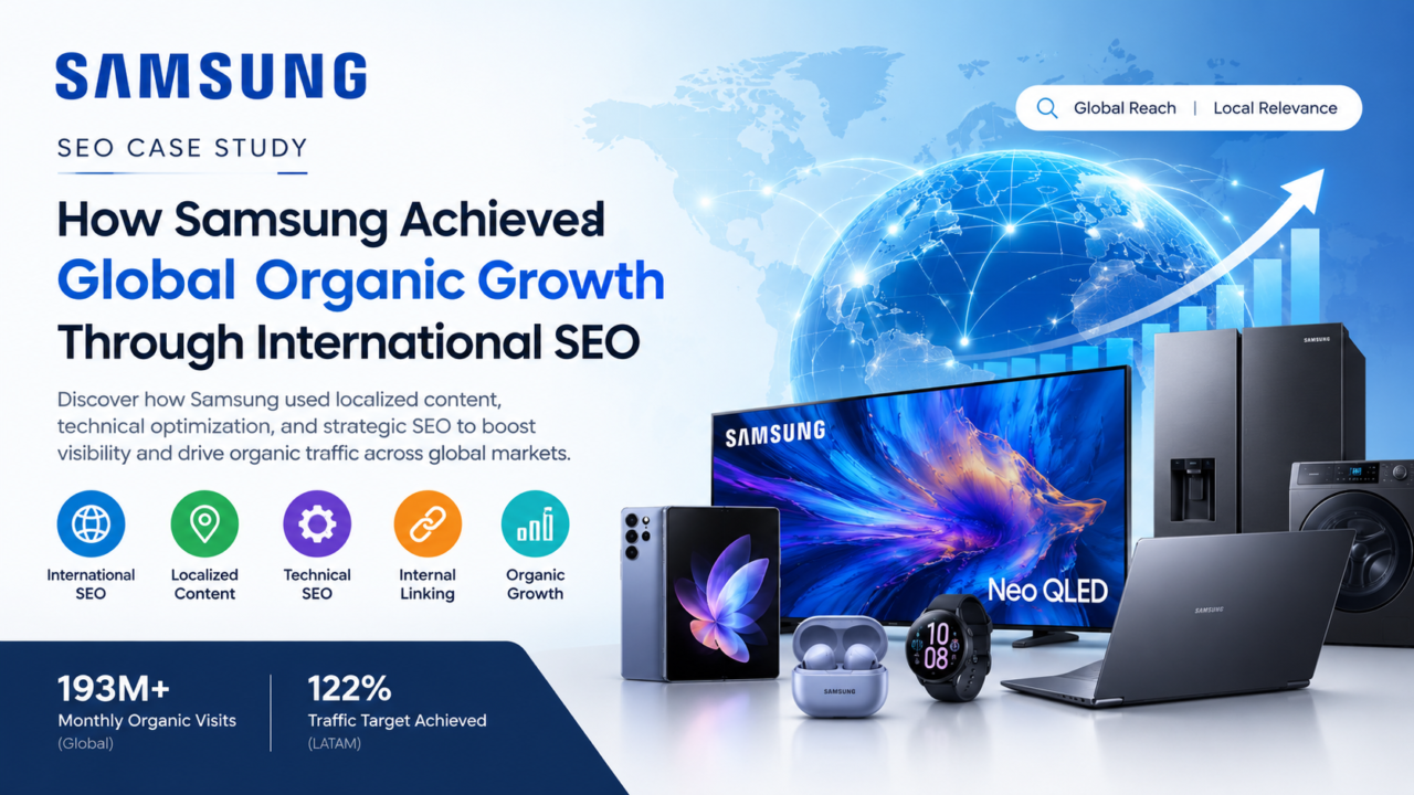 Samsung SEO Case Study: Driving Global Organic Growth Through International SEO