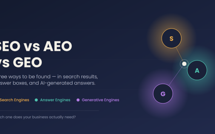 GEO vs SEO vs AEO: What’s the Difference and Which One Does Your Business Need?